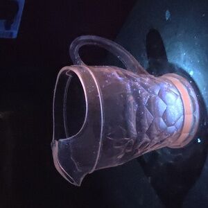 Selenium Elegant Glass Art Pitcher